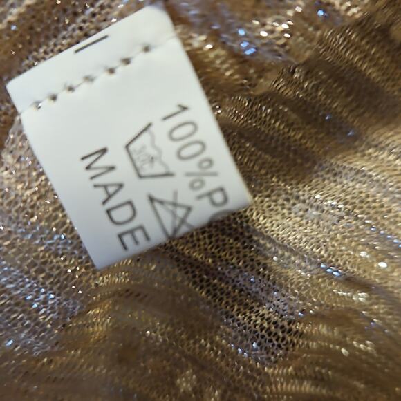 Elegant Blush and Gold Scarf - Picture 5 of 6